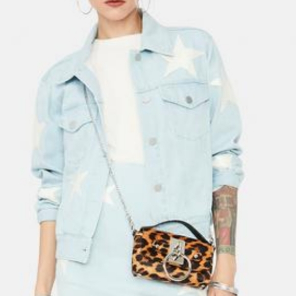 DOLLS KILL Star Patch Jean Jacket - Picture 2 of 10